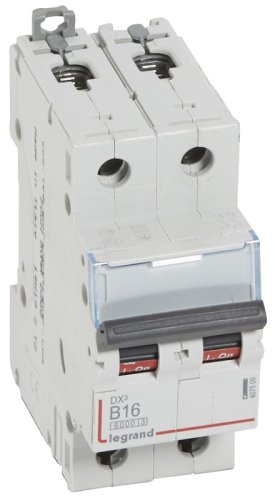 Выключатель автоматический Legrand DX3-E 6000 2п 16А B 10кА картинка